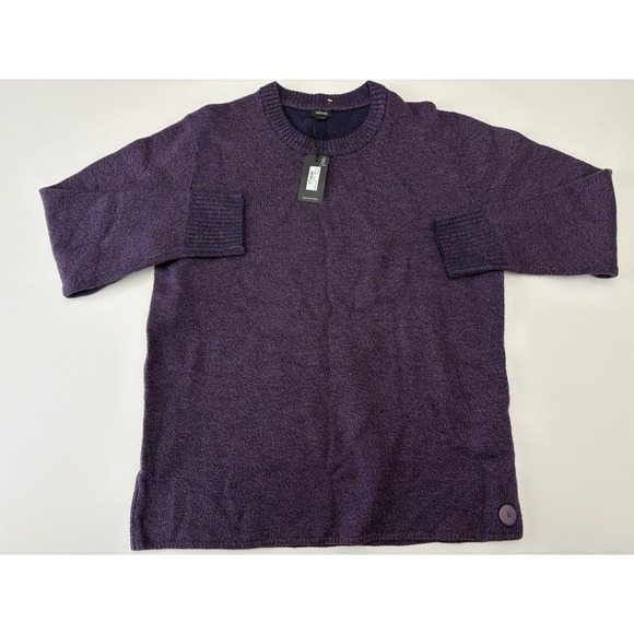 NEW! Men's Allbirds The Jumper Purple Sweater Pullover 100% Merino Wool 130$ XL - Picture 2 of 6